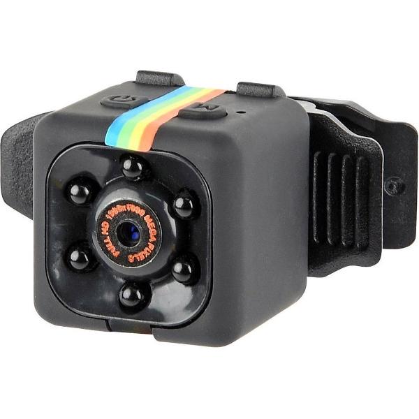 Maxxter Bodycam FULL HD - Spycam - Dashcam - mini camera - 1080P - Zwart Met Clip