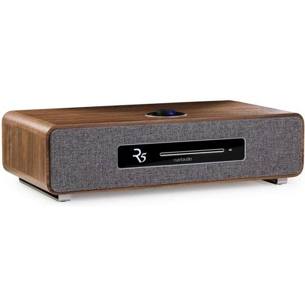 Ruark Audio R5 - CD-speler - Dab+ en Internet Radio - Walnoot