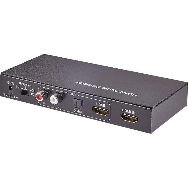 Audio Extractor [HDMI - HDMI, Toslink, Cinch] 1920 x 1080 Pixel SpeaKa Professional SP-AE-H/TC-02