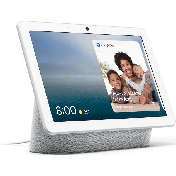 Google Nest Hub Max | Smart Speaker met scherm |Chalk | EU