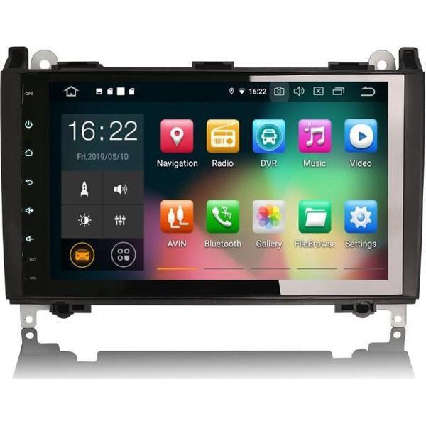 Voltario 9 “ Android 9.0 Autoradio voor Mercedes inclusief navigatie, bluetooth, DVD en Octa Core. Mercedes Sprinter, Viano, Vito