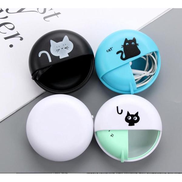 Opbergdoosje voor het kabeltje van je oortelefoontje!