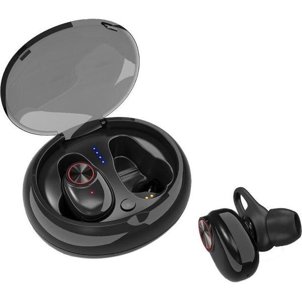 V5 Volledig Draadloze oordopjes met oplaadcase 2020 - Universeel - Gemaakt voor sport - Zwart