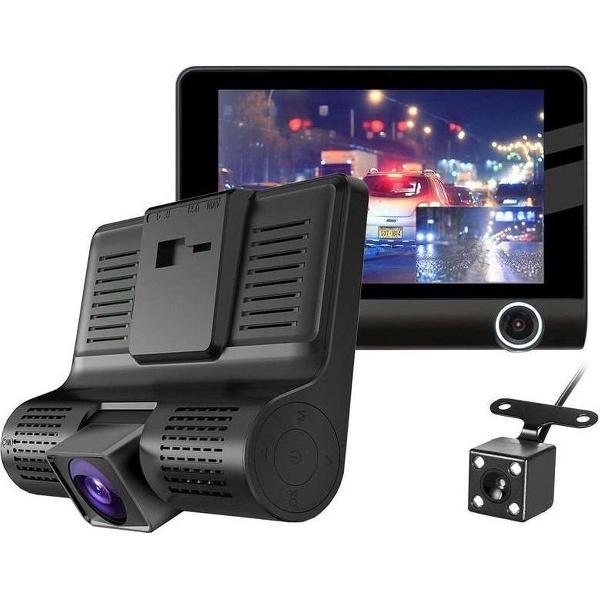 Allcam Dashcam voor auto T7 Taxi 2CH 4.0 inch - FullHD
