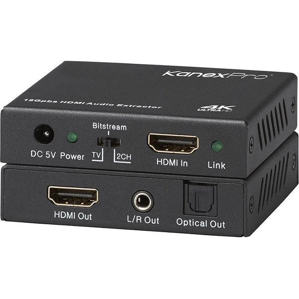 KanexPro HDMI 2.0 Audio De-Embedder 4K/60Hz