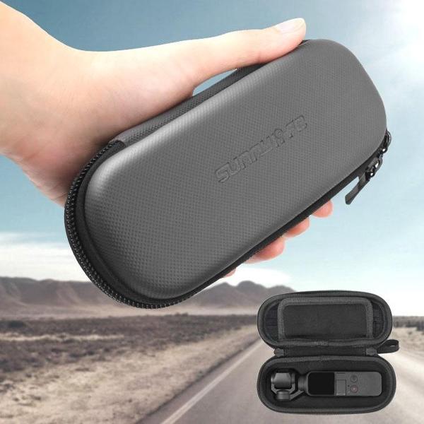Sunnylife OP-B151 Portable Mini Diamond Texture PU Leather Storage Bag voor DJI OSMO Pocket Gimble Camera