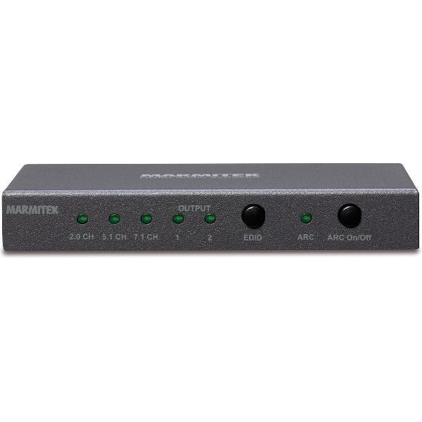 Marmitek Connect AE24 UDH 2.0 HDMI converter | 4K60 (4:4:4) audio extractor | ARC | HDMI a