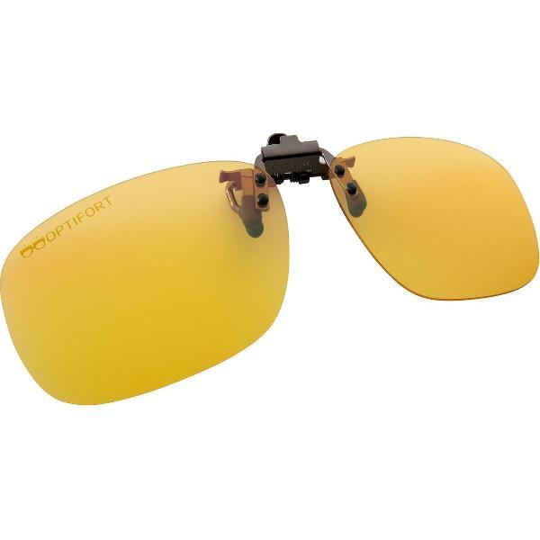Blauwe licht blokkeren bril Clip On / Flip Up / Fitover Mannen / Vrouwen Bril Filteren Computer & Gaming Schadelijke HEV Licht, Optimale ogen Retina Protection / Beter Slaap / Minder Migraine. ( Geel )