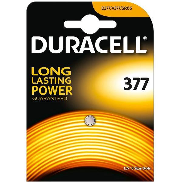Duracell Duralock Knoopbatterij 377 Sbl1 - 1 stuks
