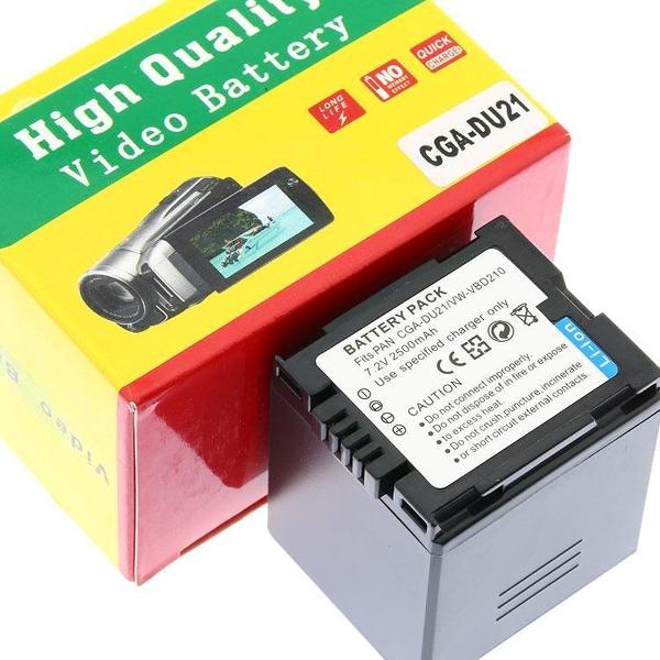 Camera Batterij Accu CGA-DU21 VW-VBD210 2500mAh Panasonic