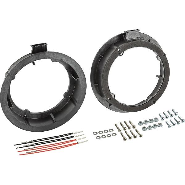 Speaker Ringen Ø 165 mm Div.mod. VW- Audi A2- Seat Leon/Toledo - Skoda Fabia Met ingeb.speakerconn.