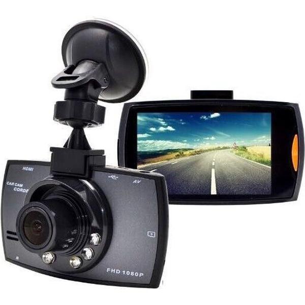 TechU™ Dashcam M14 Dual Camera – 2.4 inch Scherm – Full HD 1080p – Nachtvisie – Bewegingssensor – G-sensor – Loop Recording – Autocamera Voor én Achter