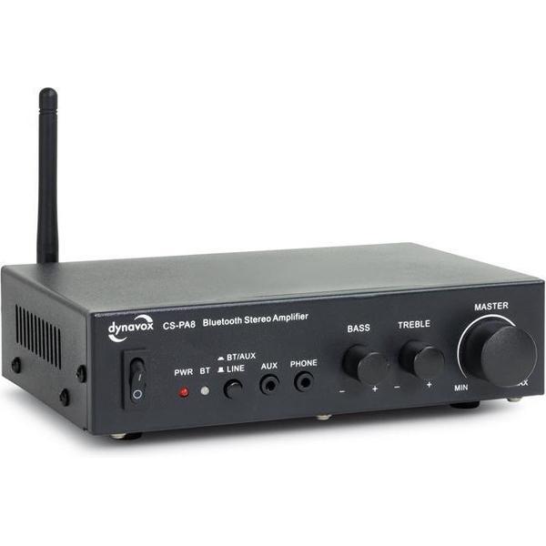 Dynavox CS-PA8 digitale miniversterker met Bluetooth zwart
