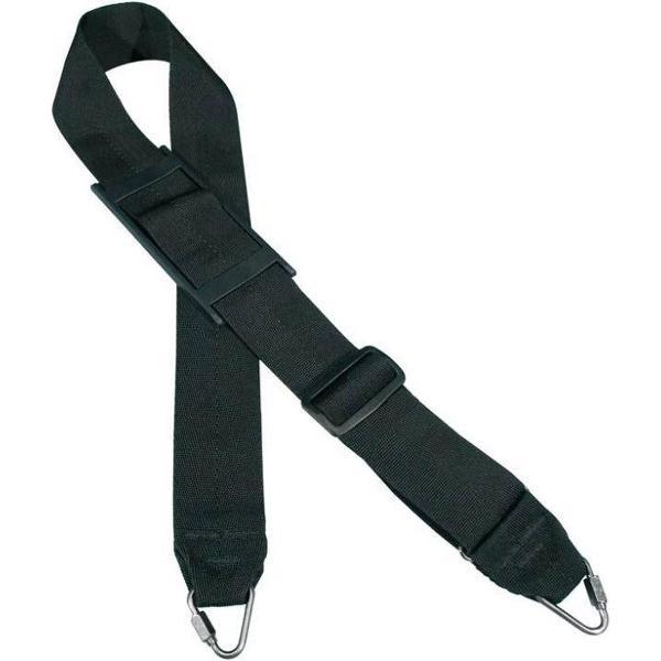 Draagriem verstelbaar Hiscox STRAP-2 voor koffers nylon Zwart