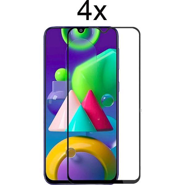 Samsung M20 Screenprotector - Beschermglas Samsung Galaxy M20 screen protector - Full cover - 4 stuks