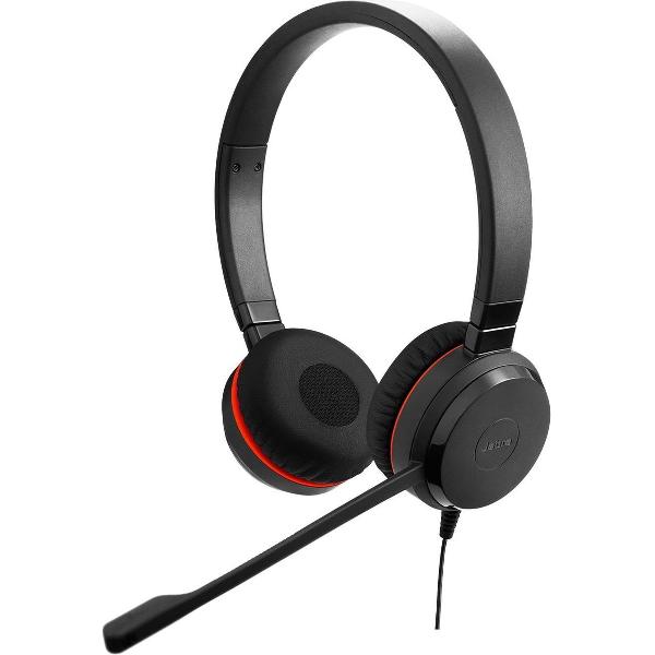 Jabra Evolve 20SE USB-C UC Stereo Headset Hoofdband USB Type-C Zwart