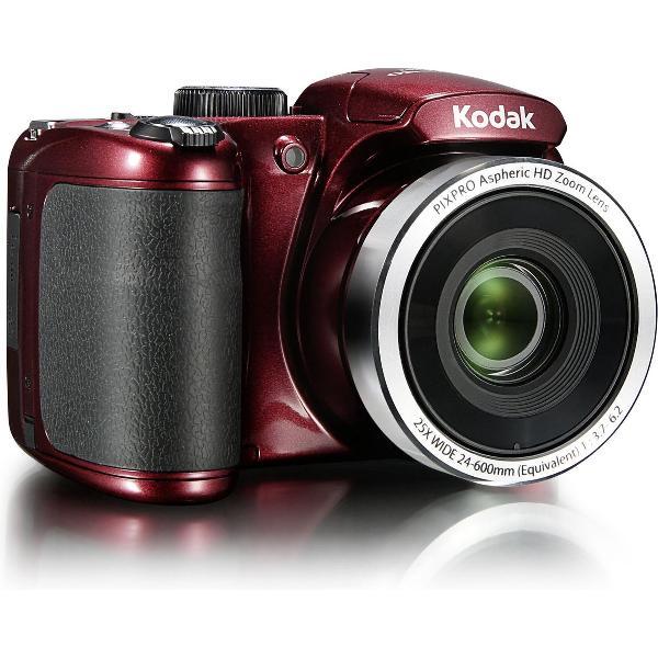 Kodak PIXPRO AZ252-RED Digitale camera 16 Mpix Zoom optisch: 25 x Rood Behuizing (body) Beeldstabilisatie, Met ingebouwde flitser