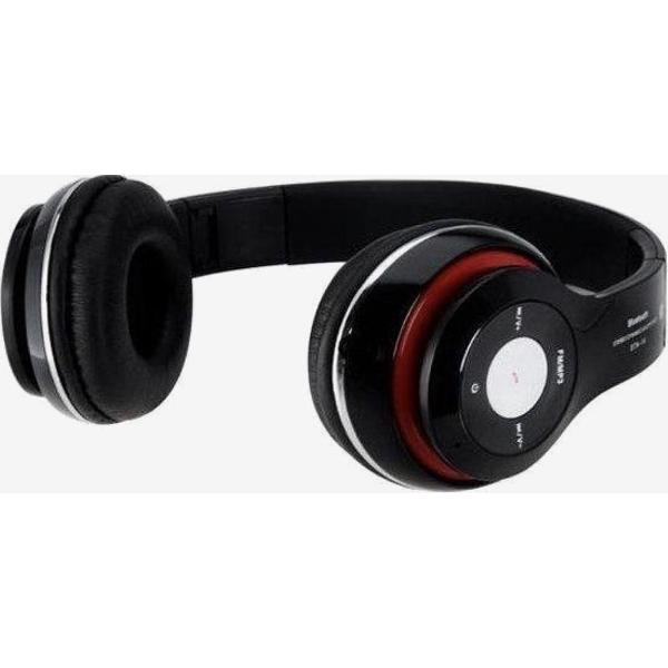 Draadloze koptelefoon - Wireless bluetooth headset - STN16 - FM radio en geheugen poort - zwart