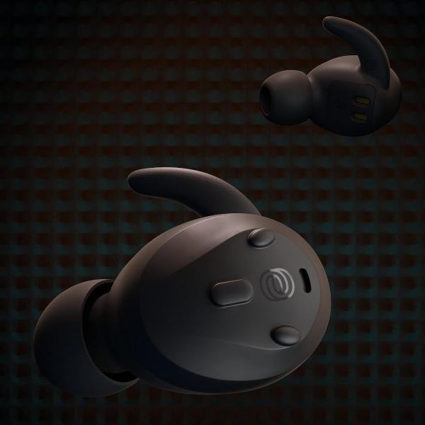 Thone TW3 draadloze oordopjes - draadloze oortjes in ear met oplaadcase - tot 36 uur afspeeltijd - Zwart