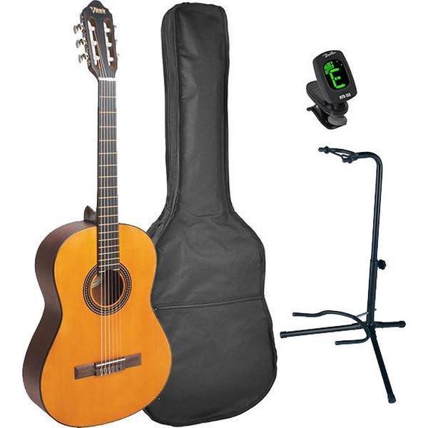 Klassieke gitaar - Valencia - beginner gitaar - Gitaar voor volwassenen - Gitaar met standaard - Gitaar met tas - Klassieke starter gitaar - Spaanse starter gitaar - Klassieke gitaar met stemapparaat