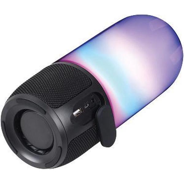 V-tac VT-7456 Bluetooth speaker met RGB verlichting - 2x 3Watt - rood