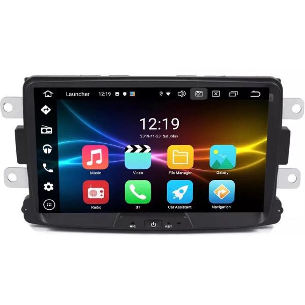 Dacia Logan 2013-2021 Dacia Lodgy 2012-2021 Dacia Sondero 2013-2021 Dacia Duster 2014-2021 Renault Captur 2013-2019 Android 10 navigatie en multimediasysteem autoradio bluetooth usb wifi 2+32GB