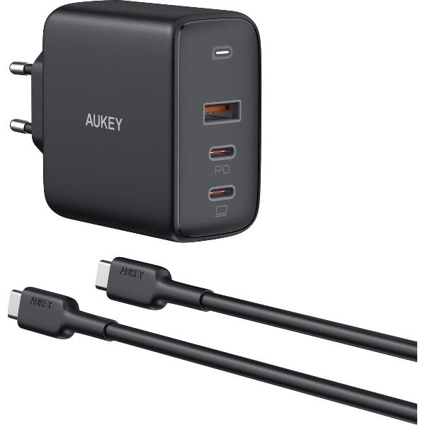 Aukey 3 Port PD Charger 90W incl USB C Kabel