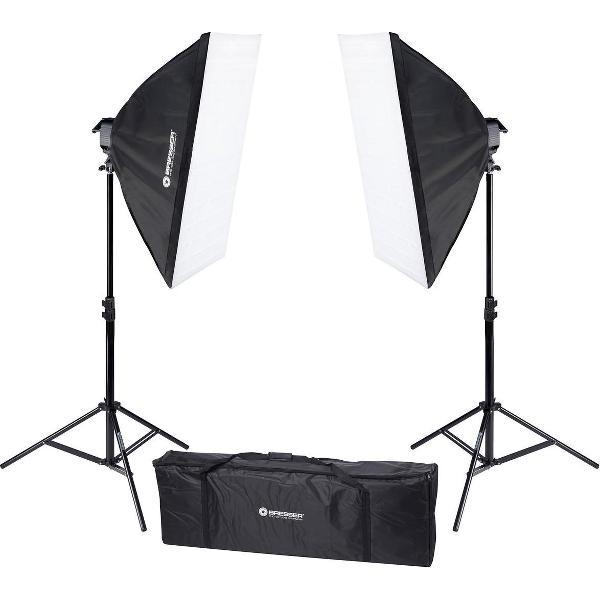 Bresser Fotostudioset - BR-2246B - Incl. 2 Softboxen & Lamphouders