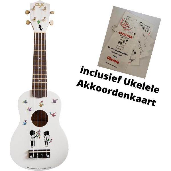 Jip & Janneke Ukelele Met Handige Akkoordenkaart