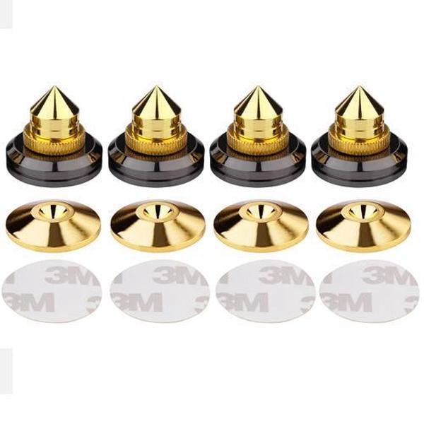 Speaker Spikes 4 stuks Goud