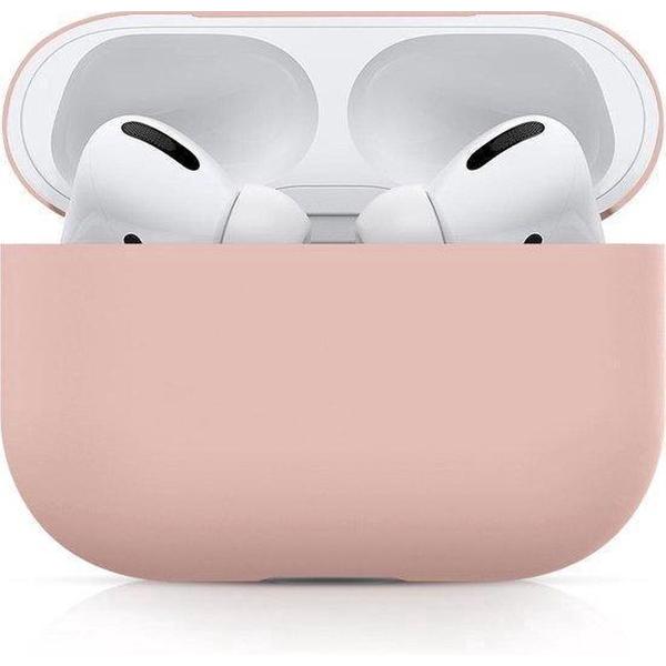 Bee's - Airpods Pro Hoesje Siliconen Case - Roze - Soft Case - Flip Cover - Airpods Pro Case - Airpods Pro
