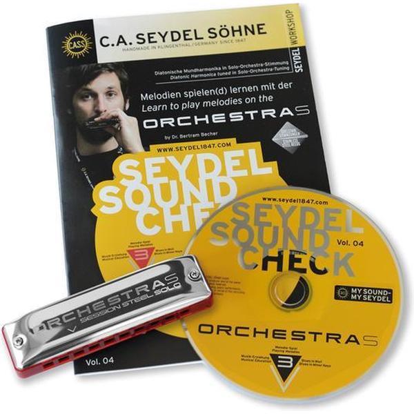 Seydel Orchestra - Mondharmonica - Beginnerset + Begeleiding - Starters - Bluesharp