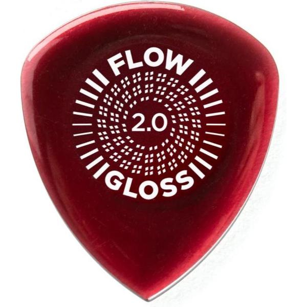 Dunlop Flow Gloss plectrum 2.00 mm 2-pack
