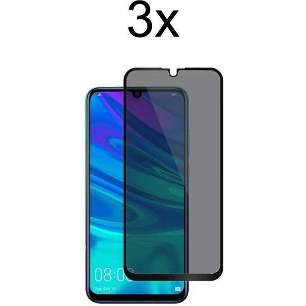 Privacy Screenprotector Samsung A20e screenprotector - Beschermglas samsung galaxy a20e screen protector glas - Anti Spy - 3 stuks