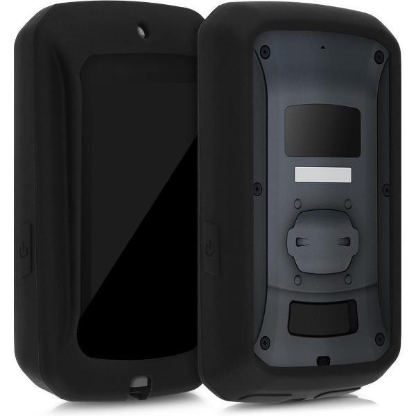 kwmobile hoes voor Bryton Rider 860 - Siliconen beschermhoes voor fietsnavigatie - zwart