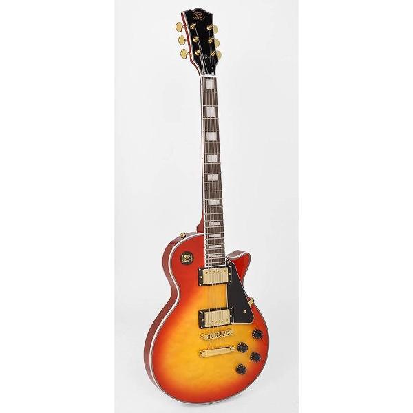 Elektrische gitaar SX EH3D-CS Les Pauls Custom Style DeLuxe Cherry Sunburst