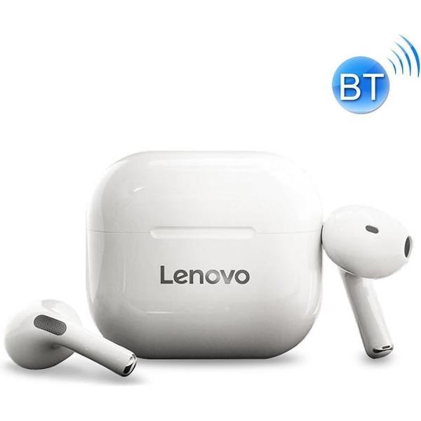 Lenovo LP 40 Bluetooth Oordopjes - Wireless Earphones - Draadloos - Draadloze Oordopjes - Draadloze Oortjes - Bluetooth Oordopjes - Earpods - Oortjes - Wit
