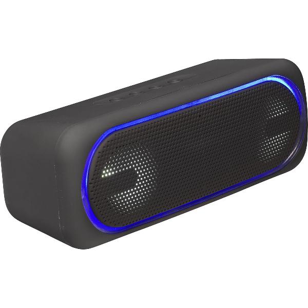 Denver BTT-515 - Bluetooth speaker met lichteffecten, USB input en MicroSDcard input