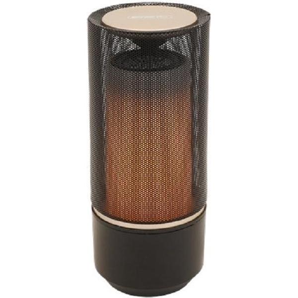 QSS - Bluetooth flame speaker - zwart - led light - draadloos bereik tot 10 meter
