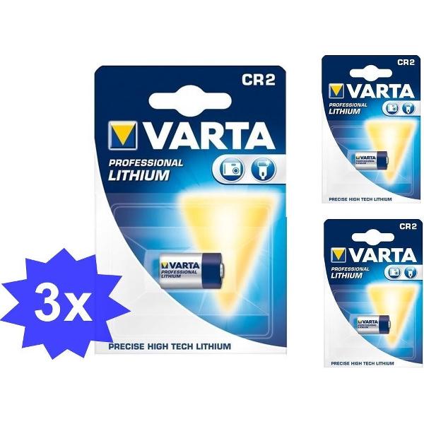 Varta CR2 Professional Lithium 3V 920mAh - 3 Stuks