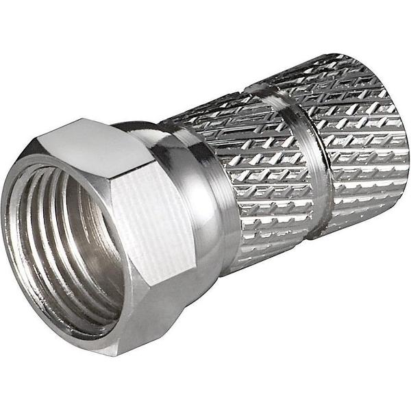 Nedis Schroef F-connector voor 5,5mm kabel / recht