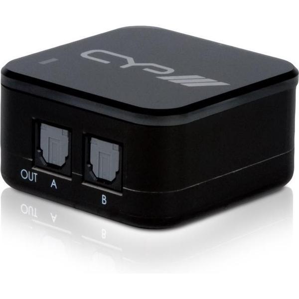 CYP AU-D12 - 1 in 2 uit optische splitter