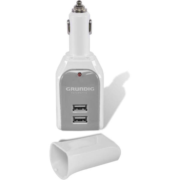 Grundig 2-in-1 USB oplader 12/24 V