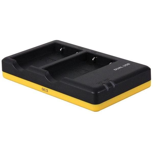 Huismerk Duo oplader voor 2 camera accu's Nikon EN-EL5