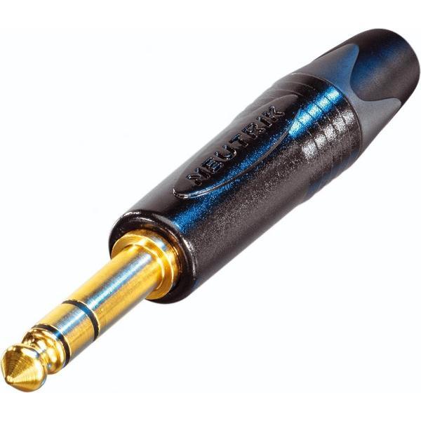 Neutrik NP3X-B 6,35mm Jack (m) connector - metaal - 3-polig / stereo