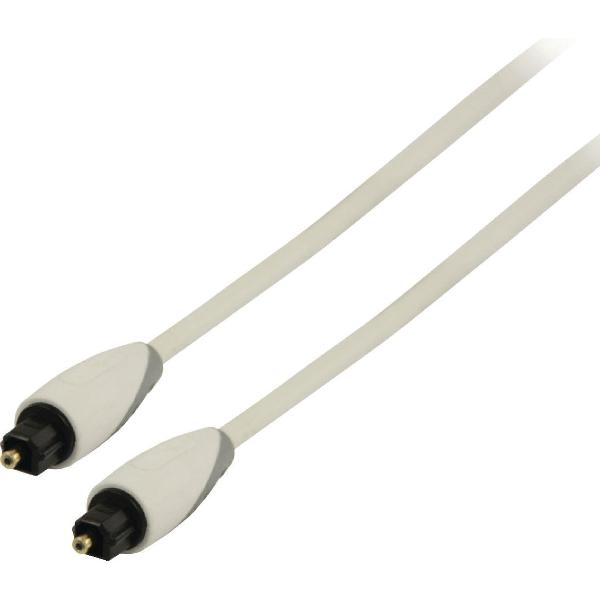 Bandridge digitale optische Toslink audio kabel - wit - 2 meter