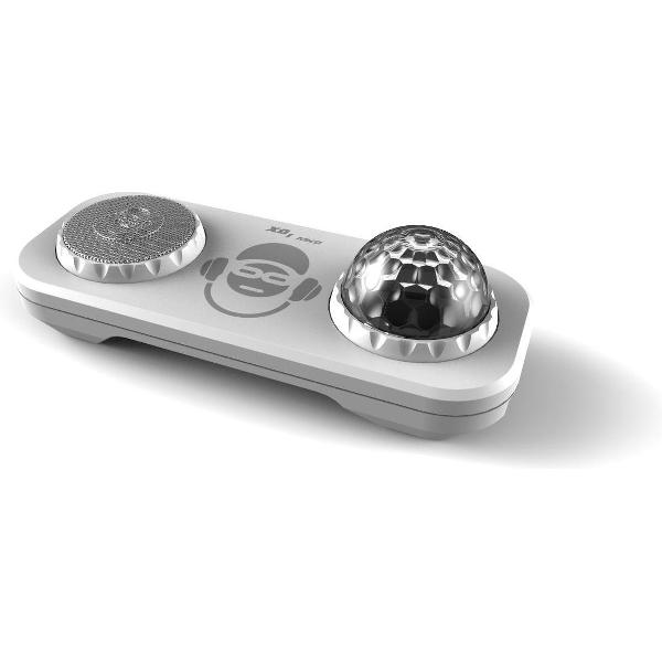 iDance XD2WH Bluetooth Party Systeem met Disco LED-Verlichting - Wit