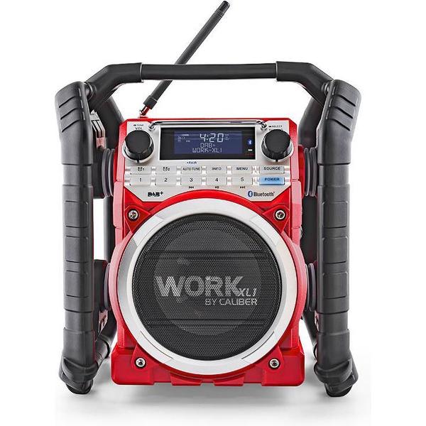 Caliber WORKXL1 - Bouwradio - FM / DAB+ / Bluetooth - Water en Stofbestendig