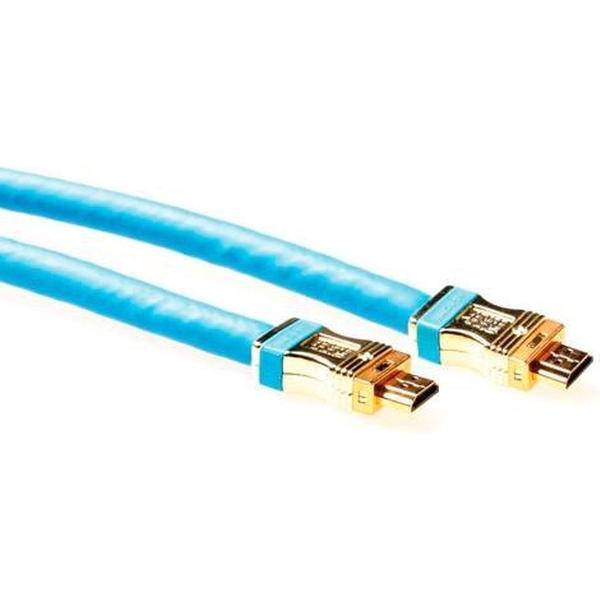 Intronics - 1.4 High Speed HDMI kabel - 15 m - Blauw