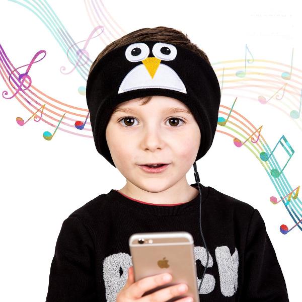 Snuggly Rascals Kid Headphone Penguin bk